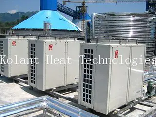 Our heat pump for factory
